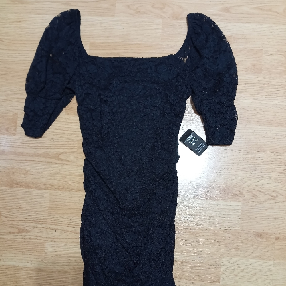 Express black lace dress.  NWT. Size xs